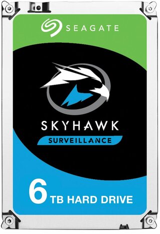 6000 GB ST6000VX001 SkyHawk Surveillance HDD (SATA 6 Gb/s, 256 MB cache)