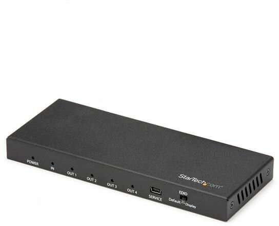 ST124HD202 4-Poort HDMI Splitter (4K, 60 Hz, 1 x 4 HDMI 2.0 Splitter)