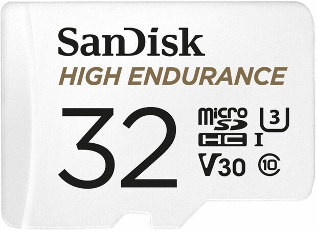 SDSQQNR-032G-GN6IA High Endurance Flash memory card 32 GB (incl. microSDHC adapter)