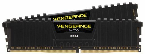 CMK32GX4M2E3200C16 Vengeance LPX DDR4 kit 32 GB, DIMM 288-pin, 3200 MHz, PC4-25600, CL16, zwart (2 x 16 GB)