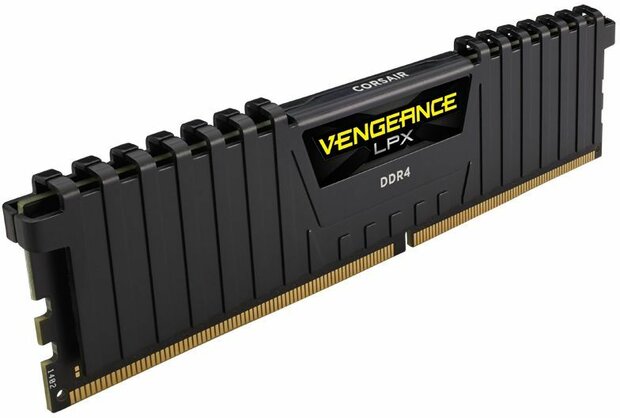 CMK32GX4M2E3200C16 Vengeance LPX DDR4 kit 32 GB, DIMM 288-pin, 3200 MHz, PC4-25600, CL16, zwart (2 x 16 GB)