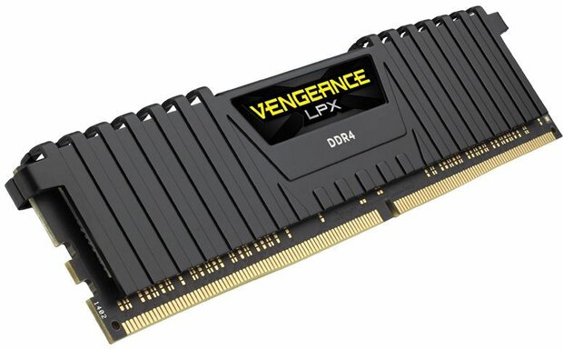 CMK32GX4M2E3200C16 Vengeance LPX DDR4 kit 32 GB, DIMM 288-pin, 3200 MHz, PC4-25600, CL16, zwart (2 x 16 GB)