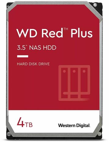 4000 GB WD40EFPX WD Red Plus Hard drive (3,5&quot;, SATA 6 Gb/s, 5400 rpm, 256 MB cache)