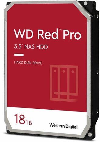 18.000 GB WD Red Pro NAS Hard Drive WD181KFGX (3,5&quot;, SATA 6 Gb/s, 7200 rpm, 512 MB cache)