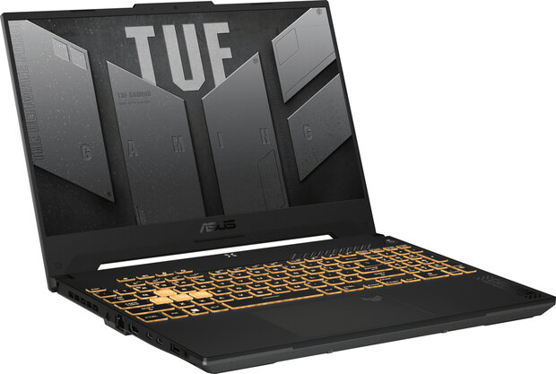 TUF FX507ZI4-LP035W (15,6&quot; Full HD 144 Hz IPS, Intel Core i7-12700H, 16 GB RAM, 1000 GB PCIe NVMe SSD, Geforce RTX 4070 8 GB, Windows 11, grijs, Azerty)