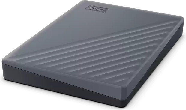 2000 GB WD My Passport WDBWML0020BGY Hard drive (USB 3.2 Gen 1, USB-C connector, 256-bit AES, silicon grijs)