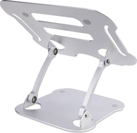 ADJ-LAPTOP-RISER Laptop Stand voor Desk (verstelbare hoogte, aluminum, zilver)