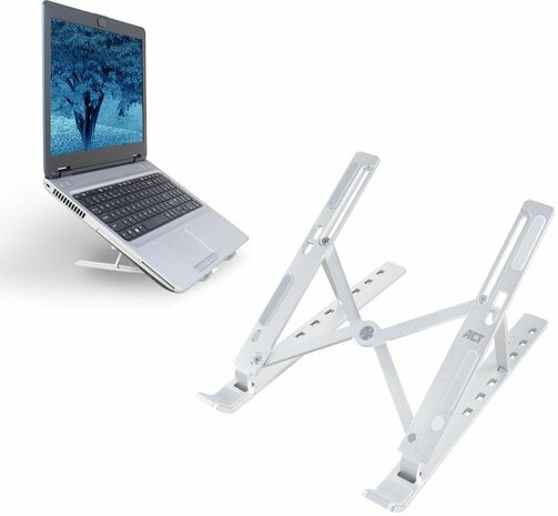 Foldable Laptop Stand (portable, aluminium)