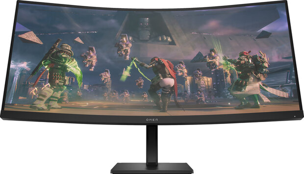 Omen 34c, LED 34&quot;, 3440 x 1440 pixels, Wide Quad HD, 1 ms, zwart