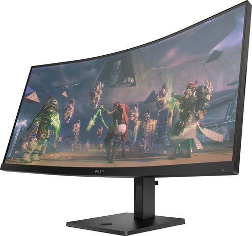 Omen 34c, LED 34&quot;, 3440 x 1440 pixels, Wide Quad HD, 1 ms, zwart