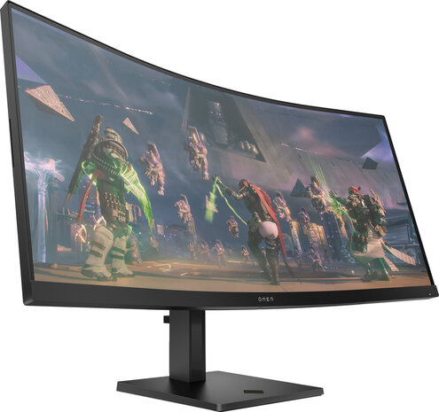 Omen 34c, LED 34&quot;, 3440 x 1440 pixels, Wide Quad HD, 1 ms, zwart