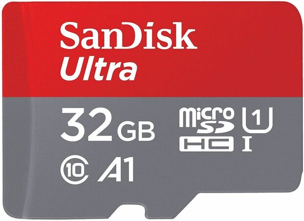 Ultra Flash memory card 32 GB (A1, UHS-I U1, Class 10, microSDHC UHS-I, incl. adapter)