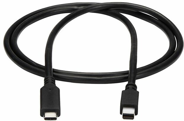 CDP2MDPMM1MB USB-C naar Mini DisplayPort kabel (4K, 60 Hz, 1 meter, zwart)