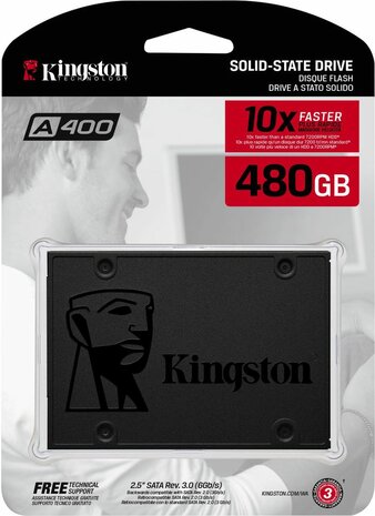 480 GB SA400S37/480G SSDNow A400 SSD (2,5&quot;, SATA 6 Gb/s)