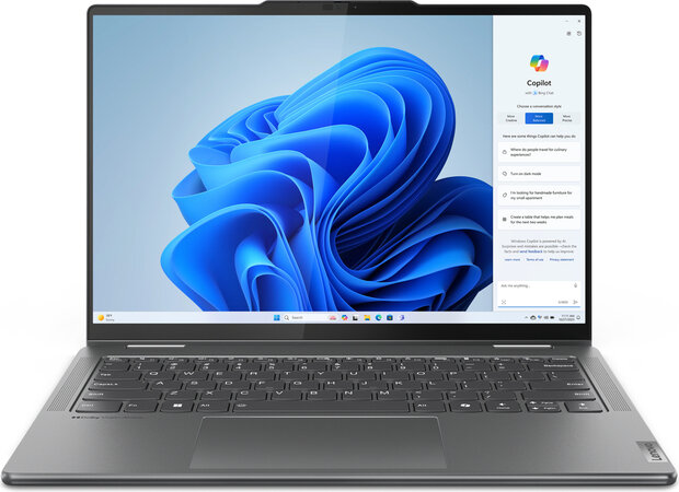 Yoga C700 (14&quot; 2,8K OLED touch, Intel Core Ultra 7-155H, 32 GB RAM, 1000 GB SSD, Intel Arc Graphics, Windows 11 Home, Azerty)