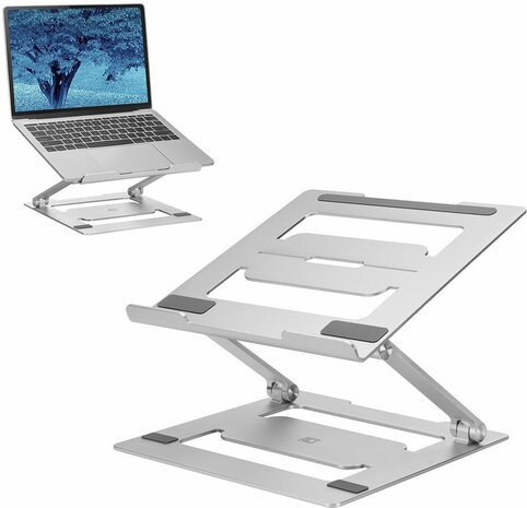 Foldable Laptop Stand (aluminium, voor 15,6&quot; laptops)