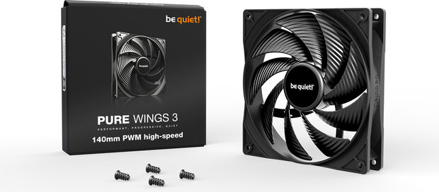 Pure Wings 3 (140 mm, PWM, High Speed)