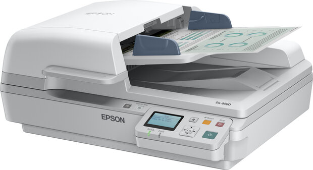 WorkForce DS-6500N Document scanner (duplex, A4, 1200 dpi x 1200 dpi, 25 ppm, ADF, USB 2.0, Gigabit LAN)