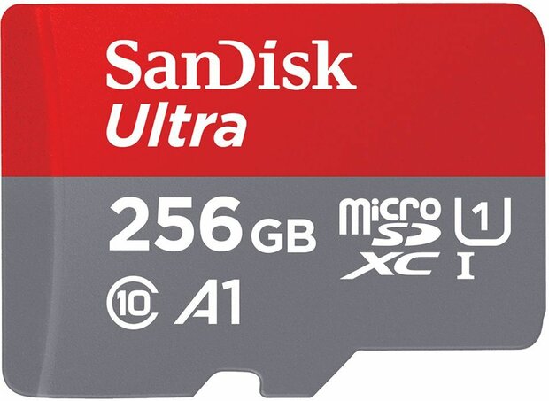 Ultra Flash memory card 256 GB (Class 10, microSDXC UHS-I)