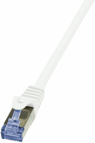 CQ3061S Patchkabel Cat.6A S/FTP (3 m, wit, LSOH, 10gb)