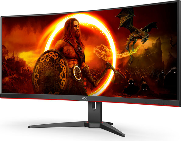 Gaming CU34G2XE/BK LED gaming curved 34&quot;, 3440 x 1440 WQHD, 144 Hz, VA, 4000:1, HDR10, 1 ms, HDMI, DisplayPort, zwart/rood