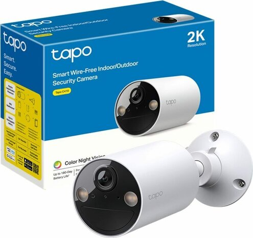 Tapo C410 (WiFi, 3 Mpix, 2-way audio, infrarood)