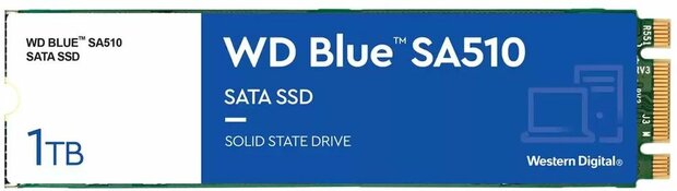 1000 GB WD Blue SA510 WDS100T3B0B SSD (M.2 2280, SATA 6 Gb/s)