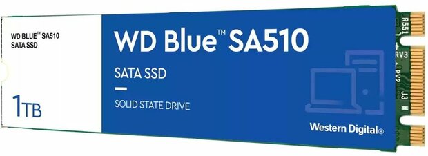 1000 GB WD Blue SA510 WDS100T3B0B SSD (M.2 2280, SATA 6 Gb/s)