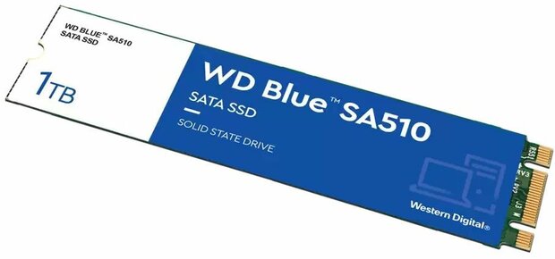 1000 GB WD Blue SA510 WDS100T3B0B SSD (M.2 2280, SATA 6 Gb/s)