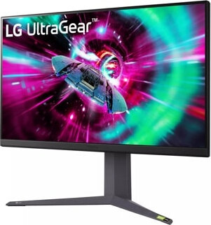 UltraGear 32GR93U-B LED gaming 32&quot;, 3840 x 2160 4K, 144 Hz, IPS, 1000:1, DisplayHDR 400, 1 ms, 2 x HDMI, DisplayPort, purper / grijs