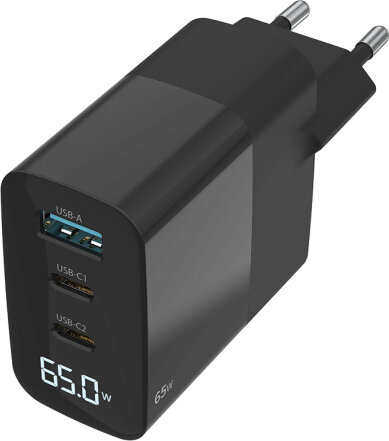 CH-1002 65 Watt Power Delivery Wall Charger (met LED display)