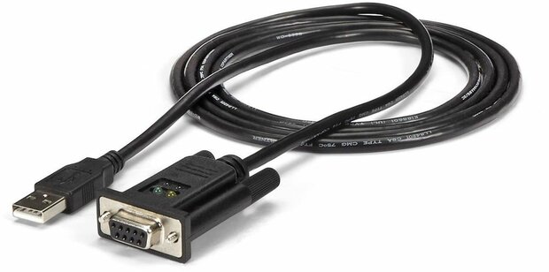 USB naar null modem RS232 DB9 Adapter