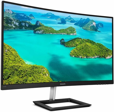 E-line 328E1CA LED 32&quot;, curved, 3840 x 2160 4K, VA, 2500:1, 4 ms, 2 x HDMI, DisplayPort, speakers, zwart