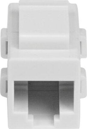 Cat 6 RJ45 Keystone Jack Network Coupler F-F (wit)