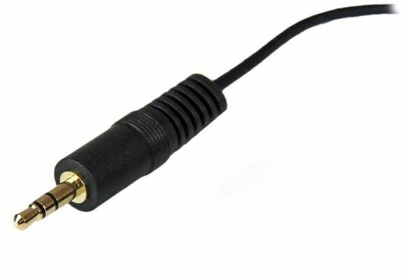 3,5 mm stereo audio verlengkabel M/F (3,5 meter, zwart)