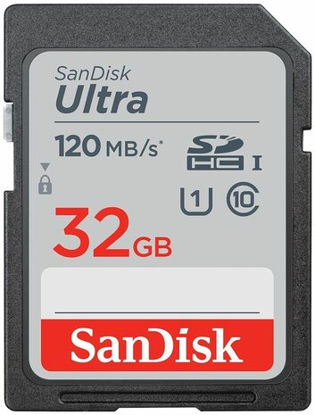 Ultra Flash memory card 32 GB (Class 10, SDHC UHS-I)