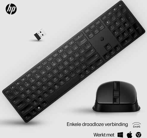 Wireless Keyboard &amp; Mouse 650 (zwart)