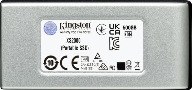 4000 GB XS2000 SSD (USB 3.2 Gen 2x2, USB-C connector)