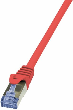 Cat6a S/FTP kabel (1 m, rood)