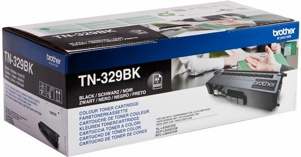 TN-329BK toner zwart (6.000 afdrukken)