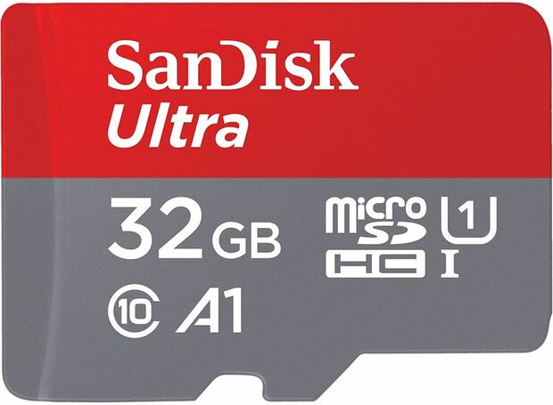 Ultra Flash memory card 32 GB (A1, Class 10, microSDHC UHS-I)