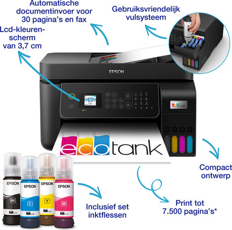 EcoTank ET-4800 (5760 x 1440 dpi, duplex, Wifi, zwart)