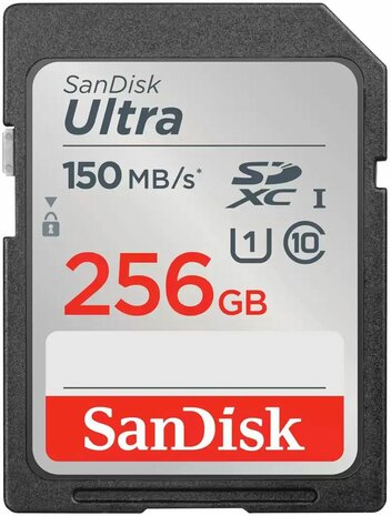 Ultra Flash memory card 256 GB (Class 10, SDXC UHS-I)