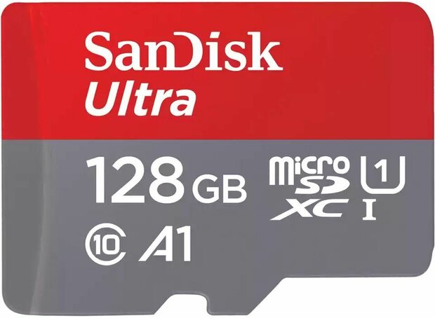 Ultra Flash memory card 128 GB (A1, UHS Class 1, Class 10, microSDXC UHS-I)