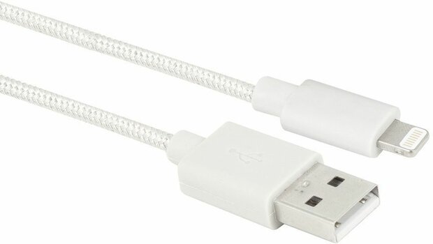 Lightning naar USB-kabel (1 m, MFI Apple licentie, grijs)