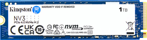 1000 GB NV3 SSD (M.2 2280, PCIe 4.0 x4 NVMe)