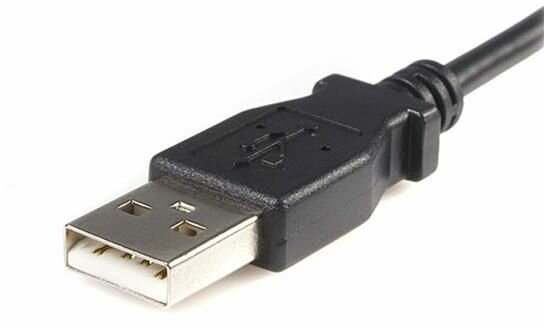 Micro USB-kabel A naar micro B (2 meter, zwart)