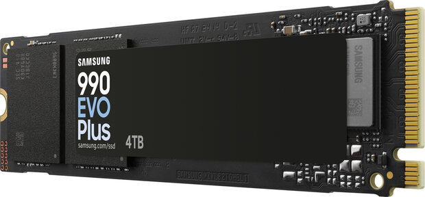 4000 GB MZ-V9S4T0BW 990 EVO Plus SSD (M.2 2280, PCIe 5.0 x2 NVMe, 256-bit AES, TCG Opal Encryption 2.0)