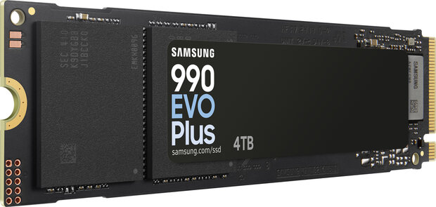 4000 GB MZ-V9S4T0BW 990 EVO Plus SSD (M.2 2280, PCIe 5.0 x2 NVMe, 256-bit AES, TCG Opal Encryption 2.0)