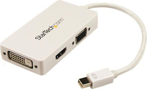 Mini DisplayPort naar VGA, DVI &amp; HDMI Adapter (3-in-1, wit)